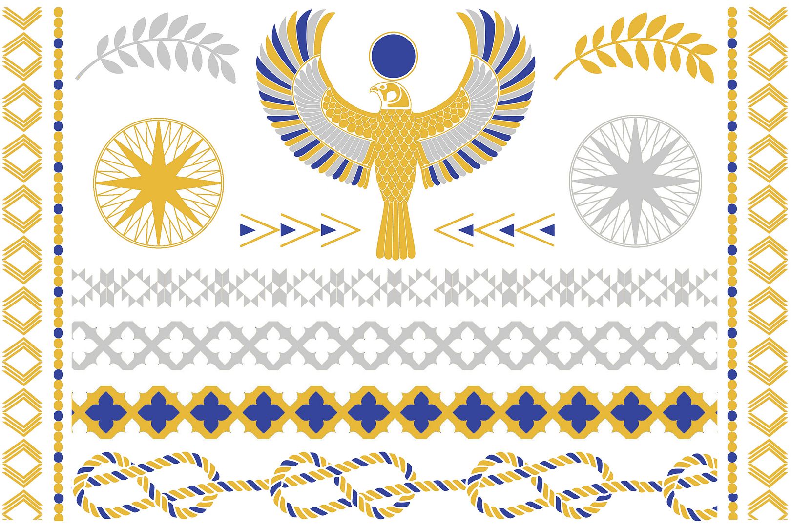 Metallic temporary tattoo jewelry you won't regret tomorrow